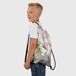 Рюкзак-мешок Цветы Английский Садовый Узор, цвет: 3D-принт — фото 2