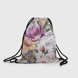 Рюкзак-мешок Цветы Романтический Букет, цвет: 3D-принт