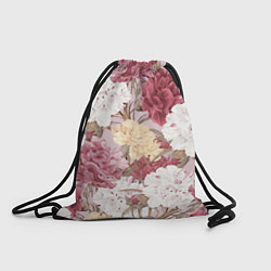 Рюкзак-мешок Цветы Восхитительный Летний Букет Пион, цвет: 3D-принт