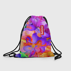 Мешок для обуви Красочный цветочный паттерн Лето Colorful Floral P