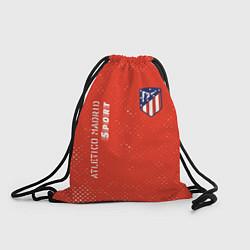 Рюкзак-мешок АТЛЕТИКО Atletico Madrid Sport Гранж, цвет: 3D-принт