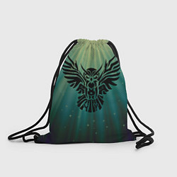Рюкзак-мешок Сова в лучах, цвет: 3D-принт