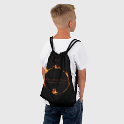 Рюкзак-мешок Знак тьмы из Dark Souls с надписью, цвет: 3D-принт — фото 2