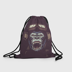 Рюкзак-мешок Орущая горилла, цвет: 3D-принт