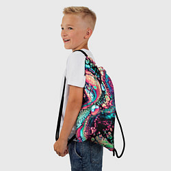 Рюкзак-мешок Acid Wave, цвет: 3D-принт — фото 2