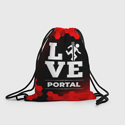 Рюкзак-мешок Portal Love Классика, цвет: 3D-принт