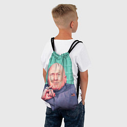 Рюкзак-мешок Дональд Трамп, Доктор Зло, цвет: 3D-принт — фото 2