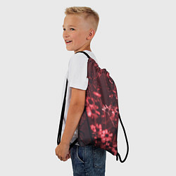 Рюкзак-мешок Цветы на закате, цвет: 3D-принт — фото 2
