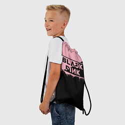 Рюкзак-мешок BLACKPINK BIG LOGO, цвет: 3D-принт — фото 2