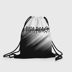 Рюкзак-мешок Papa roach Streak logo, цвет: 3D-принт