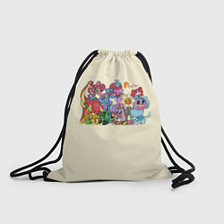 Рюкзак-мешок Poppy Playtime - Chapter 2 все персонажи из игры, цвет: 3D-принт