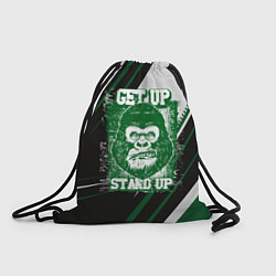Рюкзак-мешок Голова злой гориллы, цвет: 3D-принт