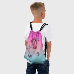 Рюкзак-мешок Мама длинные ноги: Poppy Playtime, цвет: 3D-принт — фото 2
