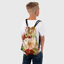 Рюкзак-мешок Цветочное настроение Цветочки, цвет: 3D-принт — фото 2