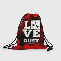 Рюкзак-мешок Rust Love Классика, цвет: 3D-принт