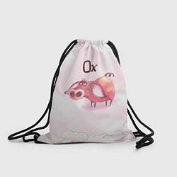 Рюкзак-мешок Ох уставшая свинка, цвет: 3D-принт