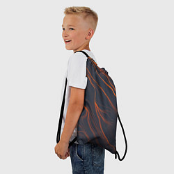Рюкзак-мешок Оранжевая Молния, цвет: 3D-принт — фото 2