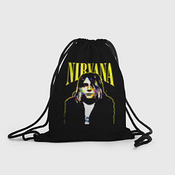Рюкзак-мешок Рок - группа Nirvana, цвет: 3D-принт