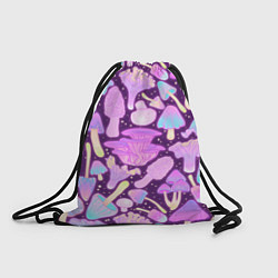 Рюкзак-мешок Неоновые грибочки, цвет: 3D-принт