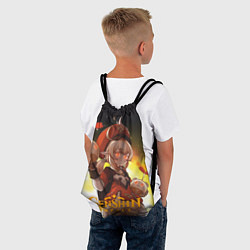 Рюкзак-мешок Девочка Кли с талантом пиротехника, цвет: 3D-принт — фото 2
