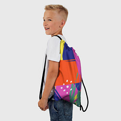 Рюкзак-мешок Красочная летняя картинка Fashion trend, цвет: 3D-принт — фото 2