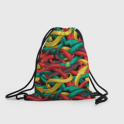 Рюкзак-мешок Граффити стрелки Паттерн, цвет: 3D-принт