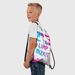 Рюкзак-мешок Limp Bizkit Neon Gradient, цвет: 3D-принт — фото 2