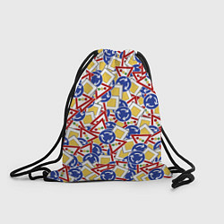 Рюкзак-мешок Многозначительный принт, цвет: 3D-принт
