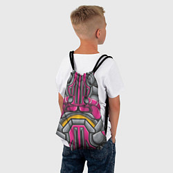 Рюкзак-мешок Костюм робота, цвет: 3D-принт — фото 2