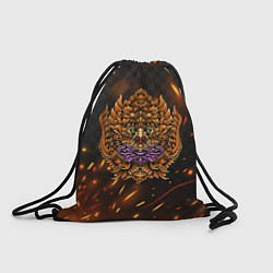 Рюкзак-мешок Орел в узорах, цвет: 3D-принт