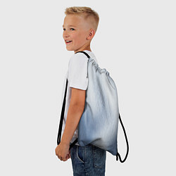 Рюкзак-мешок Абстрактный пепел - Серый, цвет: 3D-принт — фото 2
