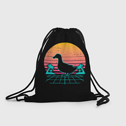 Рюкзак-мешок Ретро утка, цвет: 3D-принт