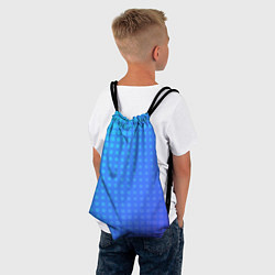 Рюкзак-мешок Blue gradient, цвет: 3D-принт — фото 2