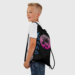 Рюкзак-мешок Закат Градиент, цвет: 3D-принт — фото 2