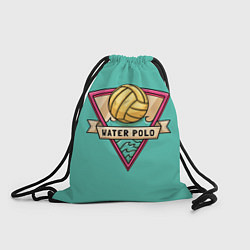 Рюкзак-мешок Водное поло - золотой мяч, цвет: 3D-принт