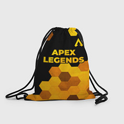 Рюкзак-мешок Apex Legends - gold gradient: символ сверху, цвет: 3D-принт