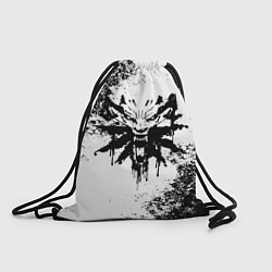 Рюкзак-мешок The Witcher логотип и краска, цвет: 3D-принт