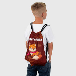 Рюкзак-мешок Маргарита осенняя лисичка, цвет: 3D-принт — фото 2