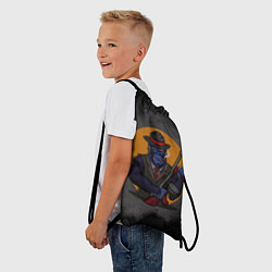 Рюкзак-мешок Горилла гангстер, цвет: 3D-принт — фото 2