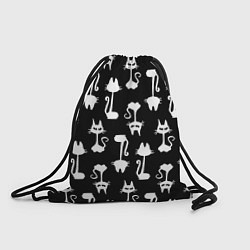 Рюкзак-мешок Перевёрнутые Коты, цвет: 3D-принт