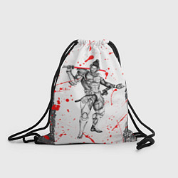 Рюкзак-мешок Metal gear rising blood, цвет: 3D-принт