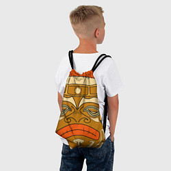 Рюкзак-мешок Polynesian tiki APATHY, цвет: 3D-принт — фото 2