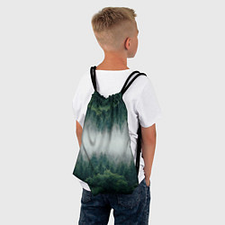 Рюкзак-мешок ЗЕРКАЛЬНЫЙ ТУМАННЫЙ ЛЕС, цвет: 3D-принт — фото 2