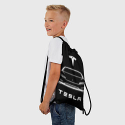 Рюкзак-мешок Tesla white light, цвет: 3D-принт — фото 2