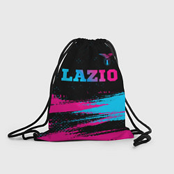 Рюкзак-мешок Lazio - neon gradient: символ сверху, цвет: 3D-принт