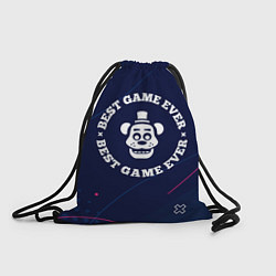 Рюкзак-мешок Символ FNAF и надпись best game ever, цвет: 3D-принт