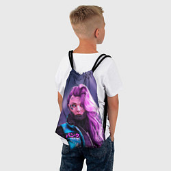 Рюкзак-мешок Cyberpunk 2077 - Валери V, цвет: 3D-принт — фото 2