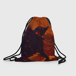 Рюкзак-мешок Берсерк Гатс Прорыв Через Огнь, цвет: 3D-принт