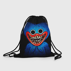 Рюкзак-мешок Хаги Ваги на чёрном фоне, цвет: 3D-принт