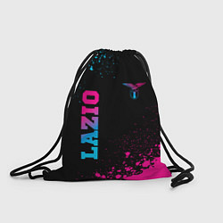 Рюкзак-мешок Lazio - neon gradient: символ и надпись вертикальн, цвет: 3D-принт
